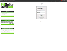 Tablet Screenshot of kitseller.net